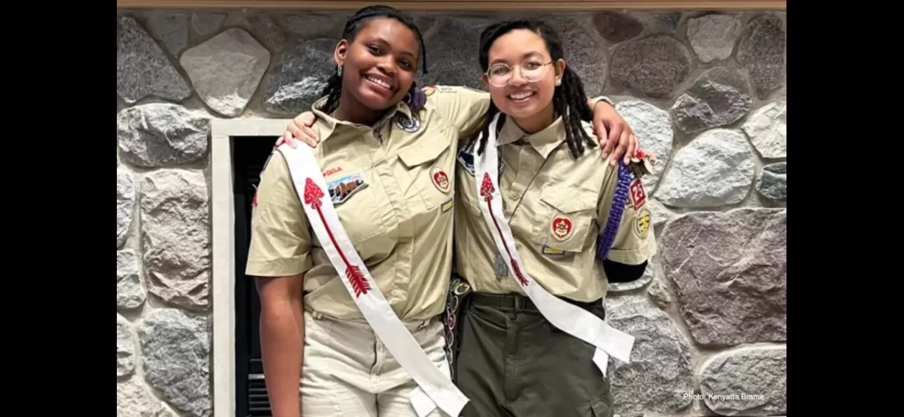 Michigan's first female Eagle Scouts are black girls.