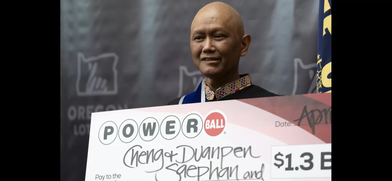 An immigrant with cancer is grateful after winning a $1.3 billion lottery prize.