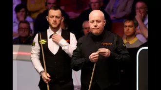 Higgins and Bingham win thrilling matches in an eventful night at the Crucible.