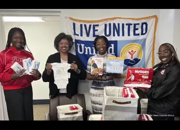 Delta Sigma Theta and Portsmouth Social Services join forces for big baby shower in the community.