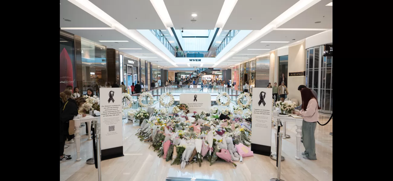 Westfield plans to remove flowers and tributes left for the victims of the Bondi massacre.