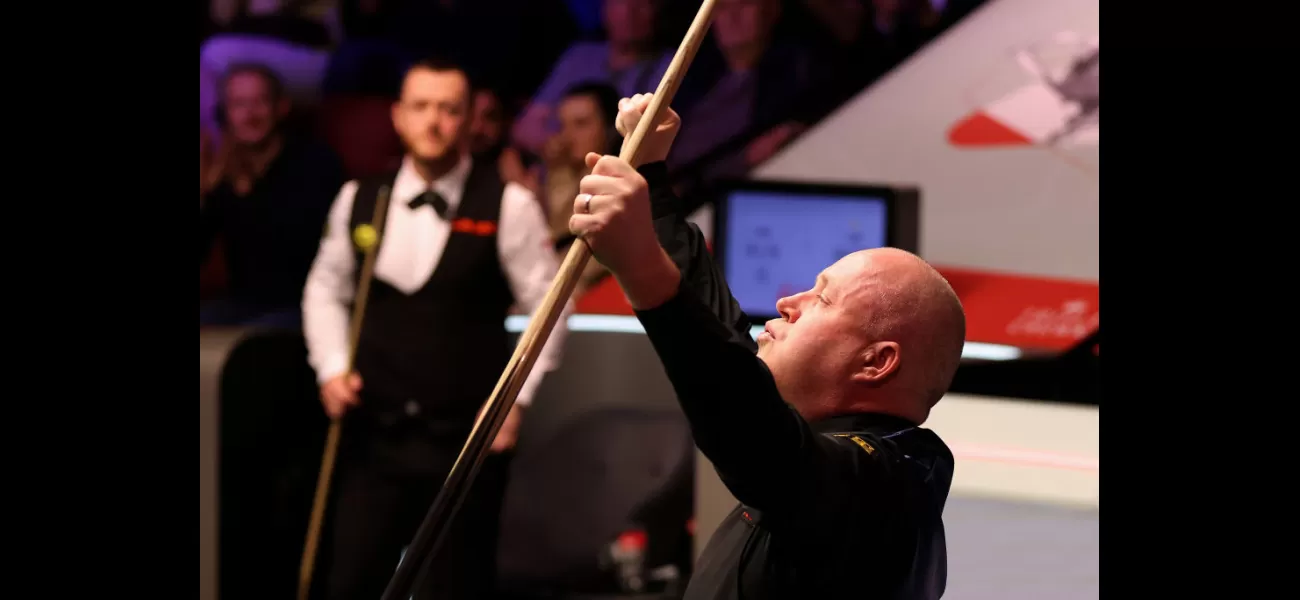 John Higgins is overwhelmed and will never forget his record-breaking performance.