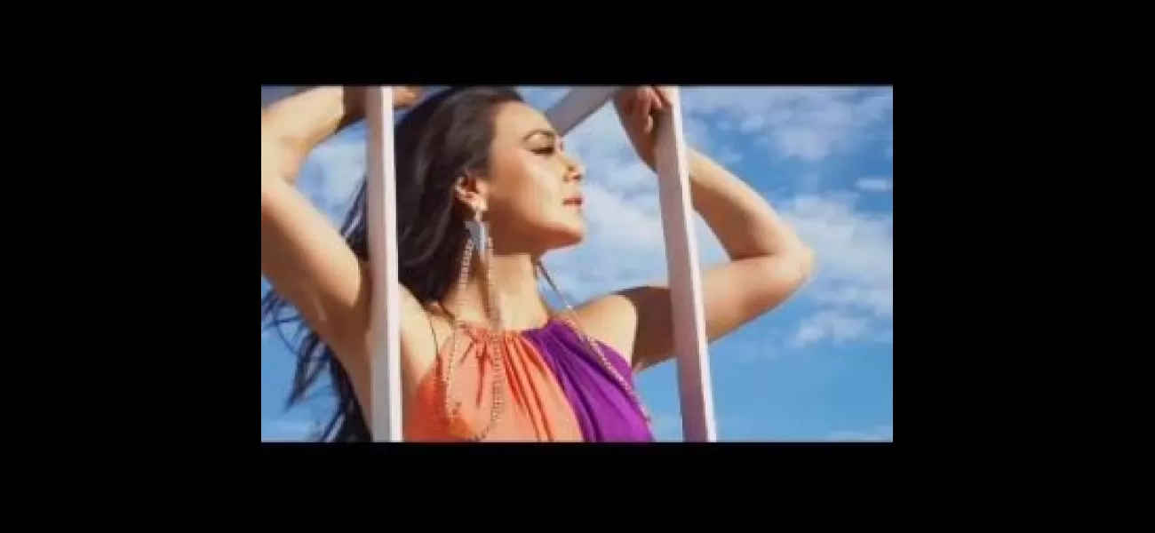 Actress Preity Zinta shares behind-the-scenes footage of her fashion photo shoot.