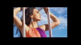 Actress Preity Zinta shares behind-the-scenes footage of her fashion photo shoot.