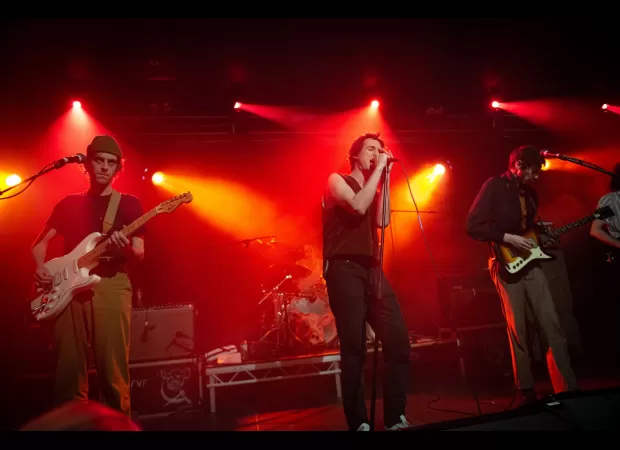 Famous film song's indie band breaks up due to total breakdown.