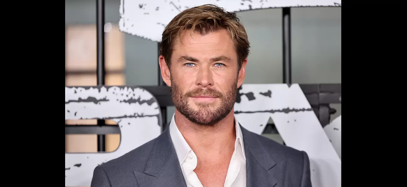 Actor Chris Hemsworth was upset when rumors circulated that he had Alzheimer's disease and was leaving the entertainment industry.