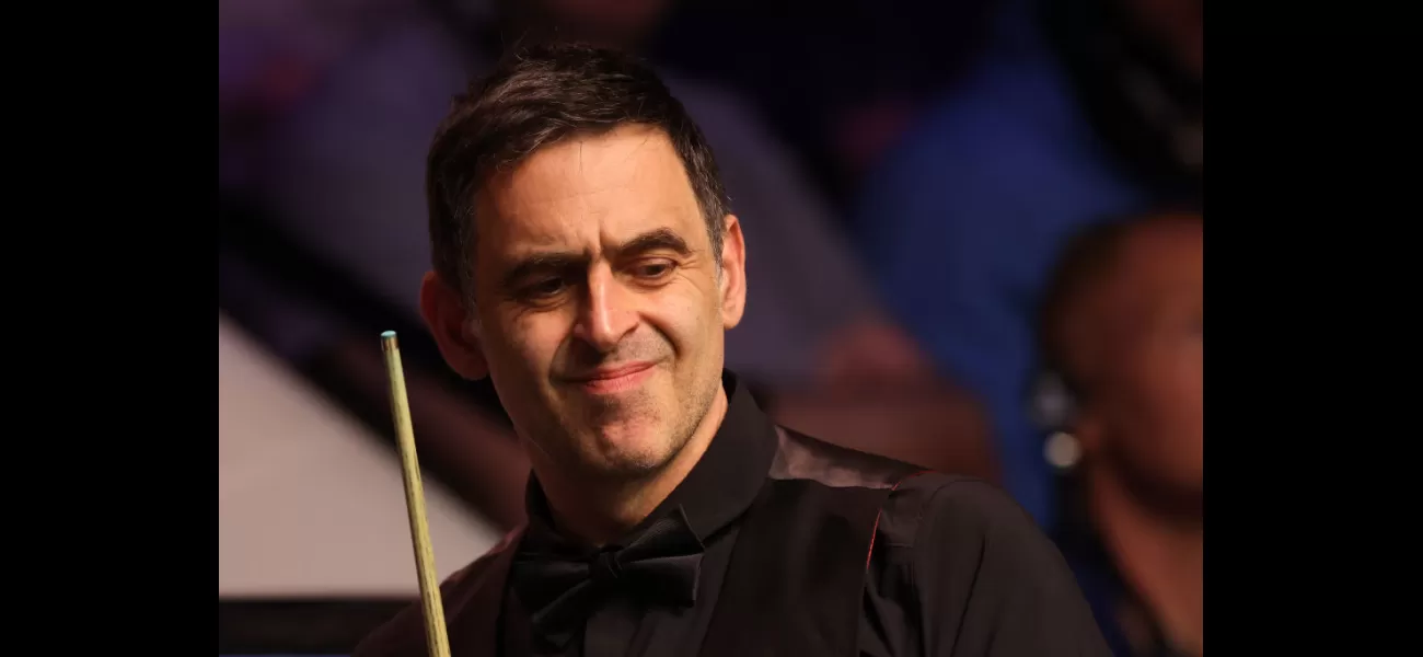 Snooker player Ronnie O'Sullivan is having a difficult time in the Stuart Bingham match at the Crucible quarter-finals.
