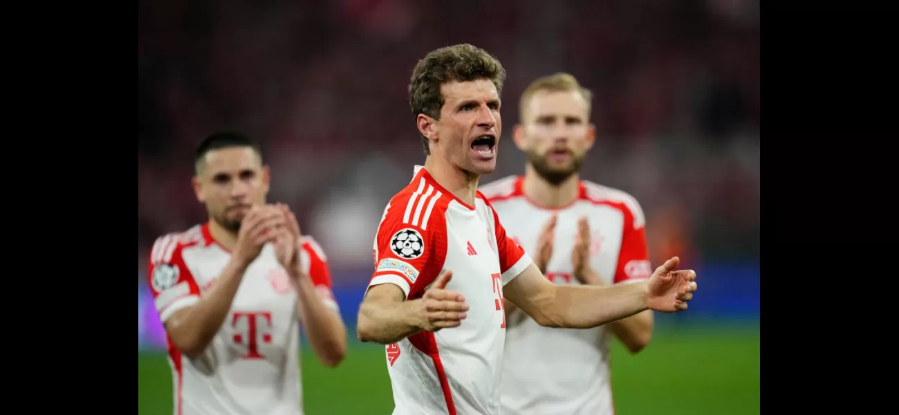 Muller credits Bayern teammate for turning their season around after 'hunting' Arsenal player aggressively.