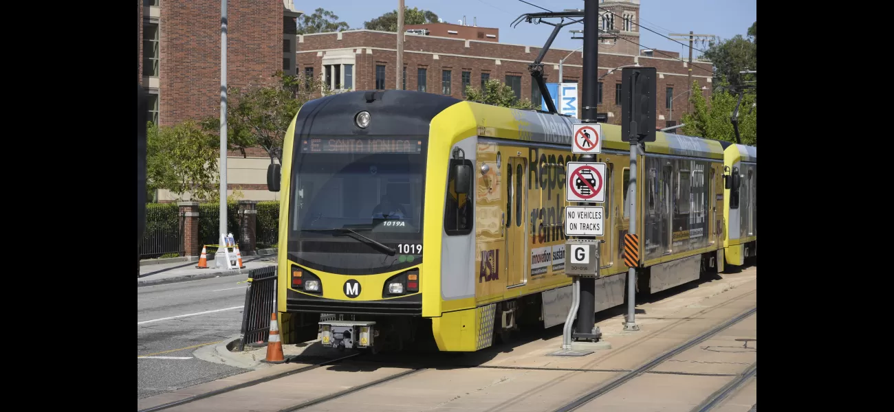 Over 50 injured in LA as tram and bus collide.