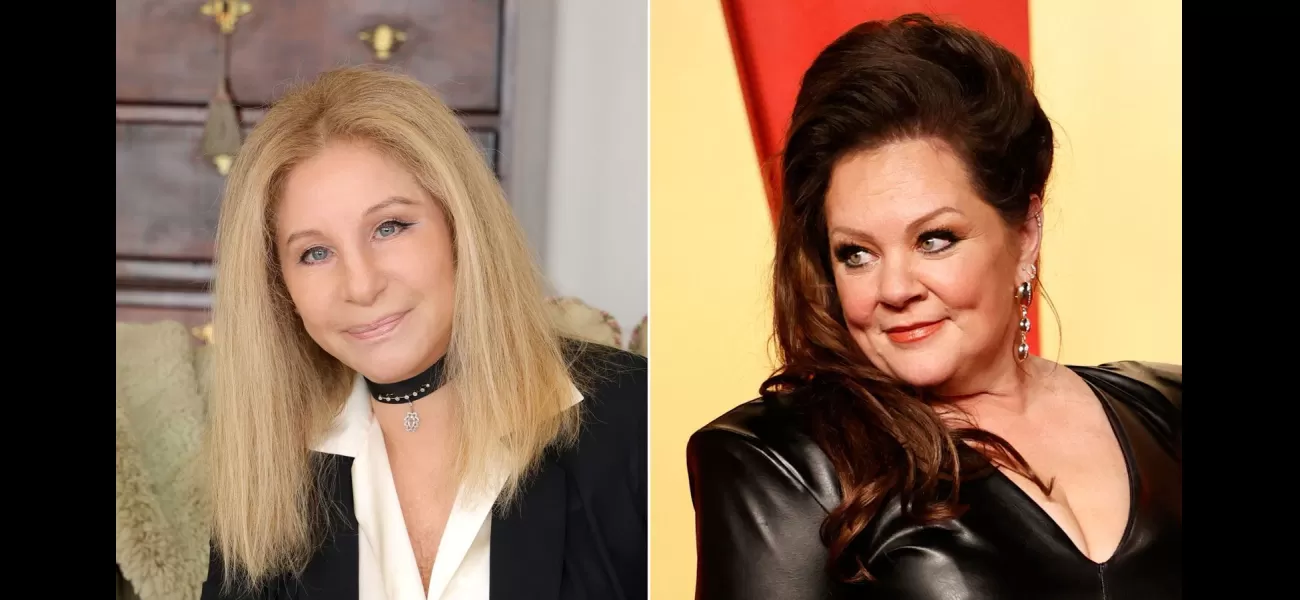 Barbra Streisand addresses controversy surrounding Melissa McCarthy's Instagram video.