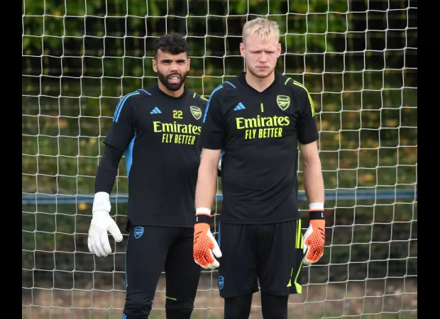 Jens Lehmann is confused by Mikel Arteta's choice to replace Aaron Ramsdale with David Raya.