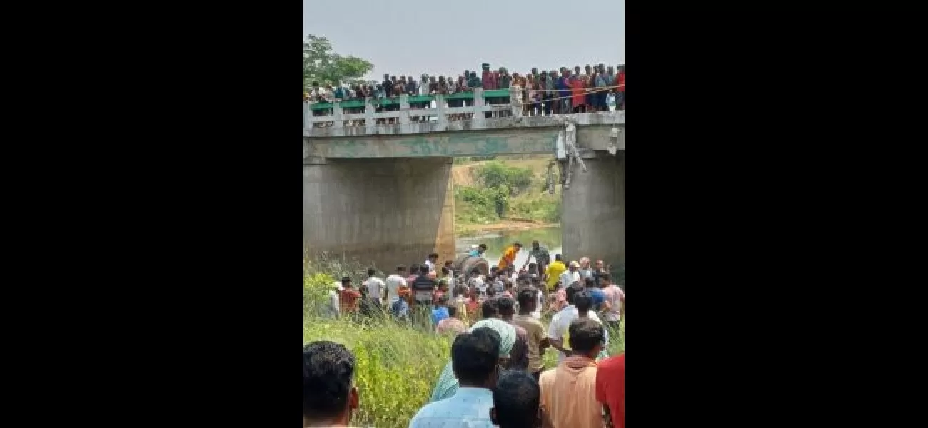 A boy in Odisha died when a truck fell off a bridge and crushed him in Dhenkanal district.