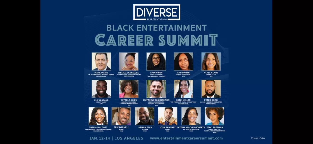 A Black Entertainment Career Summit aims to increase representation of Black professionals in the industry through diverse hosting.