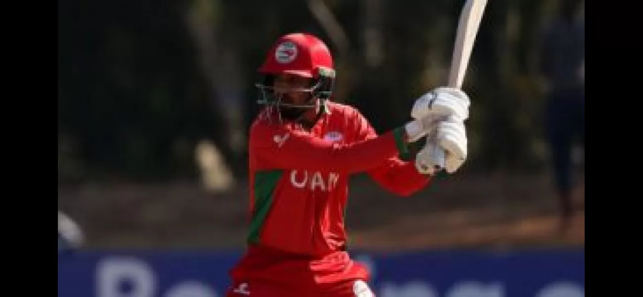 Aqib Ilyas chosen as captain for Oman's T20 World Cup team.