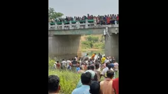 A boy in Odisha died when a truck fell off a bridge and crushed him in Dhenkanal district.
