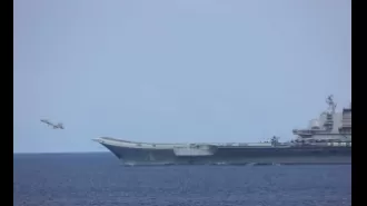 China's newest aircraft carrier embarks on sea trials as tensions rise in the South China Sea.
