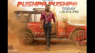 Allu Arjun exudes confidence in the latest poster for 'Pushpa 2: The Rule'.