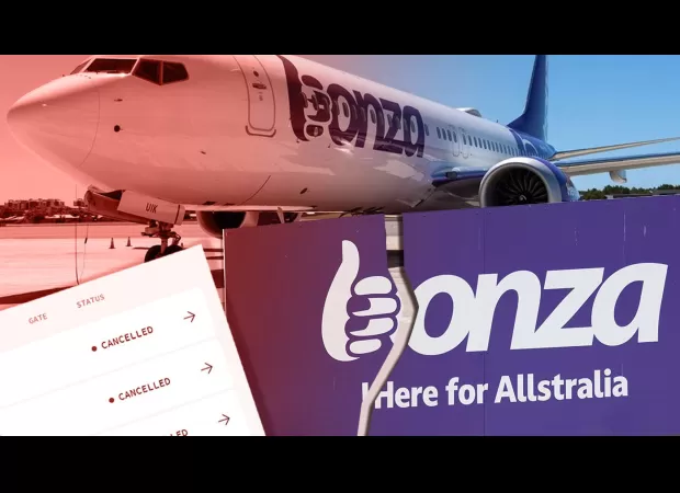 Bonza's tragic flight into the unknown.