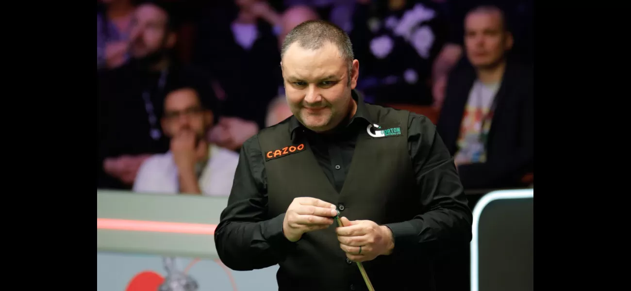 Stephen Maguire is being accused of giving up during his match against Dave Gilbert at the Crucible.