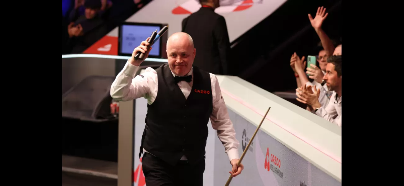 Snooker player John Higgins discusses his future plans following his loss at the World Championship.