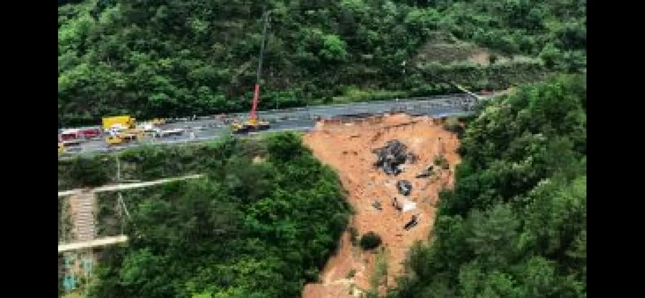 36 people have died in the China highway collapse.