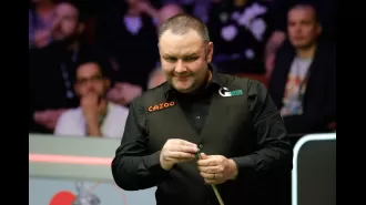 Stephen Maguire is being accused of giving up during his match against Dave Gilbert at the Crucible.