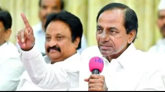 EC stops KCR from campaigning for 48 hrs for 'offensive remarks' about congress.