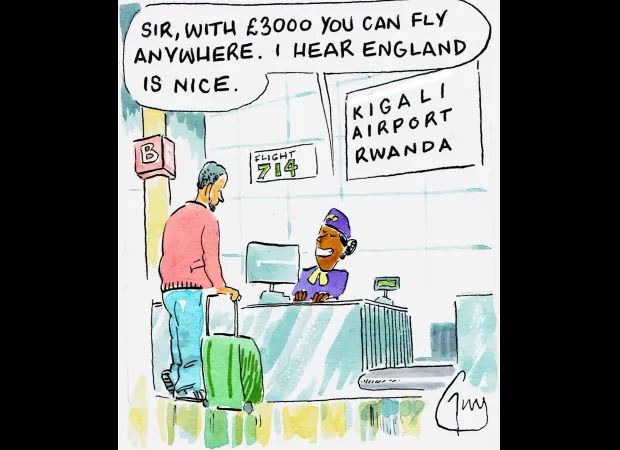 Guy Venables' cartoon in The Metro newspaper.