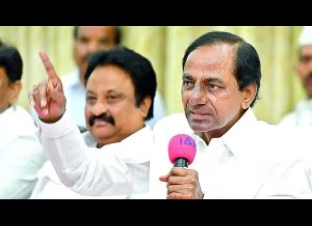 EC stops KCR from campaigning for 48 hrs for 'offensive remarks' about congress.