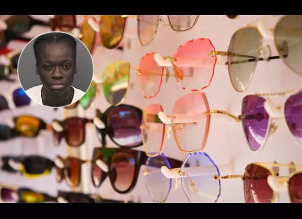 A habitual offender was given a 30+ year prison sentence for stealing $20K worth of high-end sunglasses.