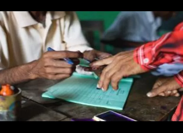 Re-polling underway at Ajmer booth for LS elections.