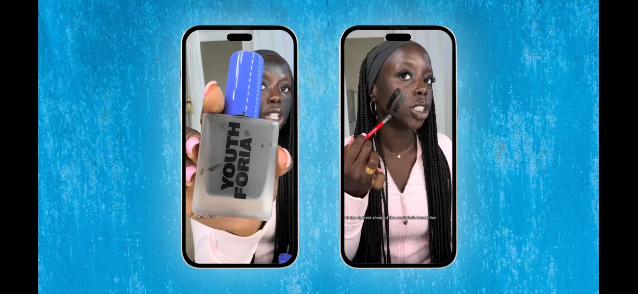Youthforia's latest foundation shade, 'jet black,' has sparked online controversy.