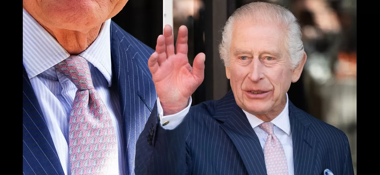 The secret significance of King Charles' pink dinosaur necktie.