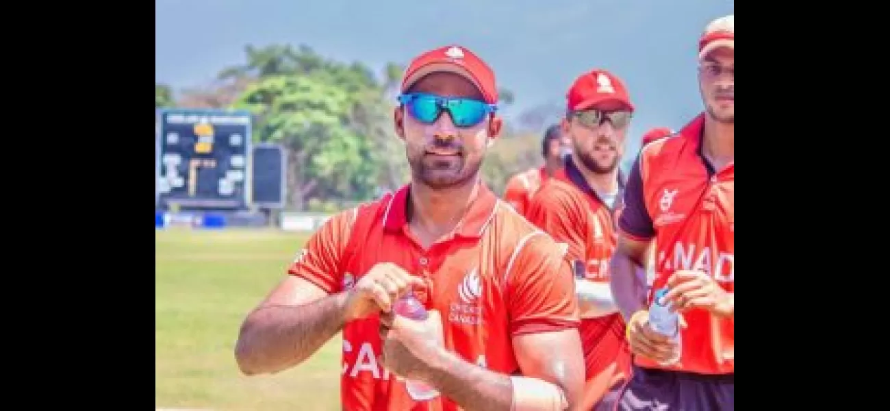 Saad Bin Zafar named captain of Canada's T20 World Cup team.