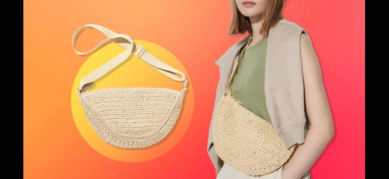 Uniqlo now sells a crochet version of their popular half moon crossbody bag, which has been praised by shoppers as the ideal accessory.