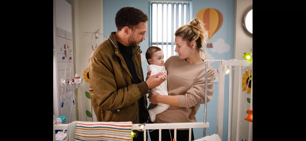 Dawn and Billy's baby Evan is facing health issues in the TV show Emmerdale.