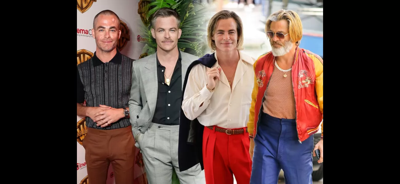 Chris Pine's transformation into a 