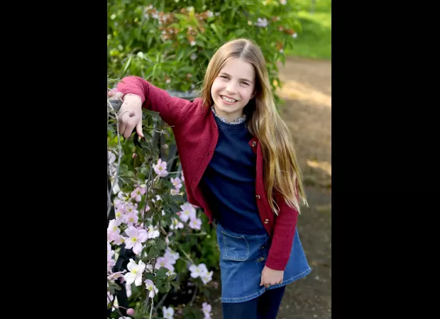 Kate posts pic of happy Charlotte on her 9th birthday