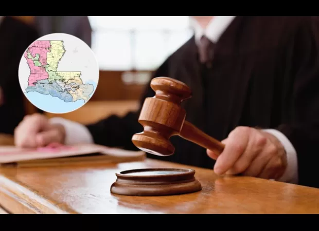 Judges reject Louisiana's congressional map, which includes a district with a large black population.