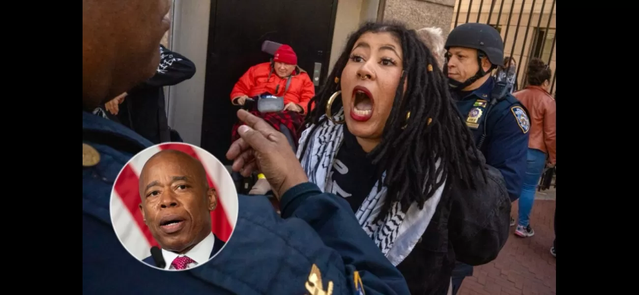 NYC Mayor Eric Adams stands by NYPD's detaining of pro-Palestinian demonstrators at Columbia University.