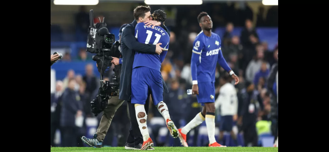 Pochettino praises Noni Madueke's exceptional performance in Tottenham's victory against Chelsea.