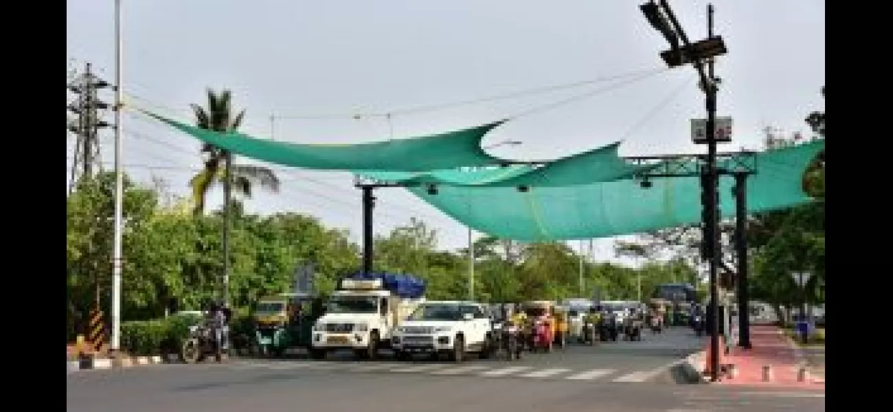 There were both positive and negative responses to BMC's installation of temporary traffic sheds.