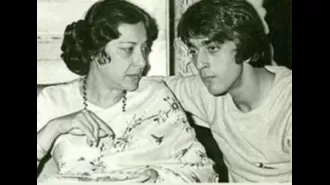 Sanjay Dutt shares old photos of his mother Nargis on the 43rd anniversary of her passing.