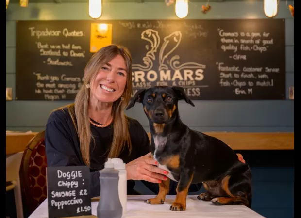St Andrews now has a chippy that welcomes dogs, the first of its kind in Scotland.