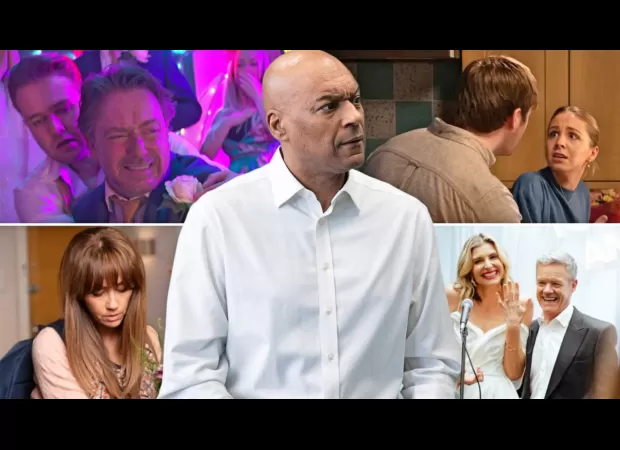 Soap spoilers reveal major plot twists in EastEnders, Emmerdale, and Hollyoaks, including a wedding tragedy and a chilling twist in Emmerdale.