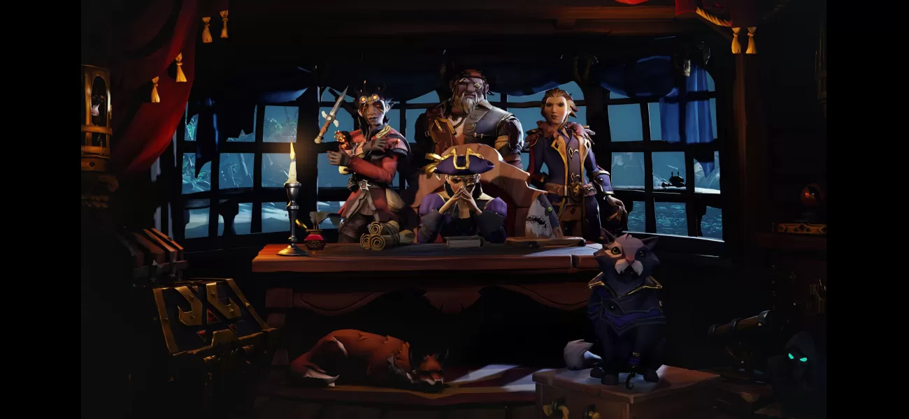 A review of Sea of Thieves for the PS5, a game that allows players to engage in authorized piracy on the PlayStation platform.
