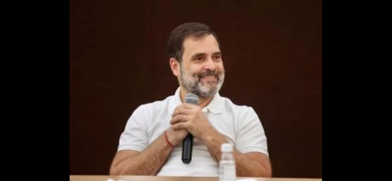 Rahul Gandhi accuses Modi and BJP of seeking to dismantle the Constitution.