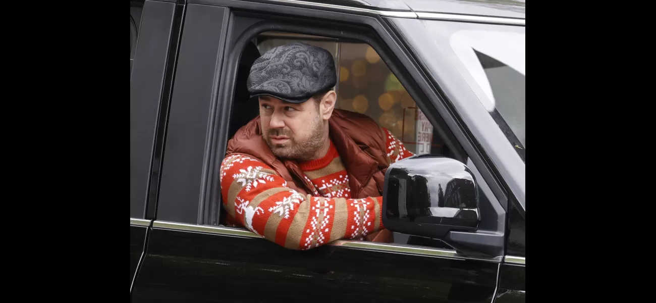 Danny Dyer, known for his role in EastEnders, brings joy to fans as he is seen filming important Christmas scenes.
