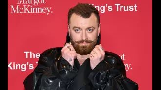 Sam Smith rocks striking fashion statement with bin bag-inspired outfit at Royal event.