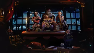 A review of Sea of Thieves for the PS5, a game that allows players to engage in authorized piracy on the PlayStation platform.